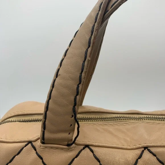 Chanel Wild Stitch Boston handbag Beige - Picture 8 of 15